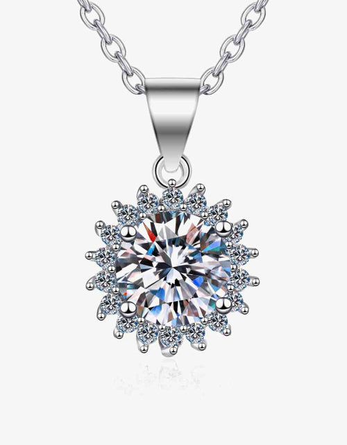 Load image into Gallery viewer, 925 Sterling Silver Moissanite Pendant Necklace
