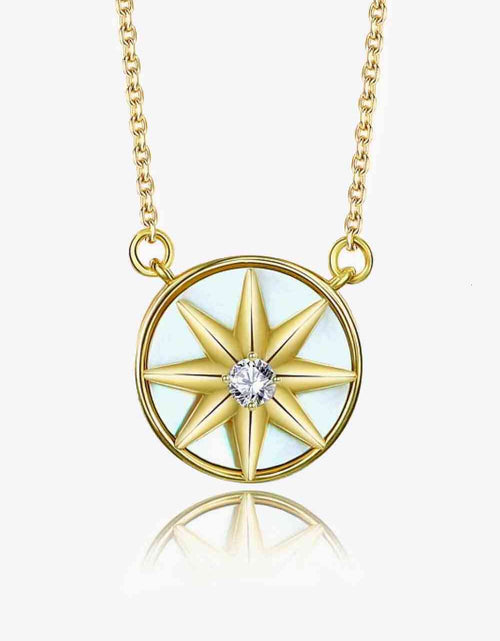 Load image into Gallery viewer, Cubic Zirconia Star Pendant Necklace
