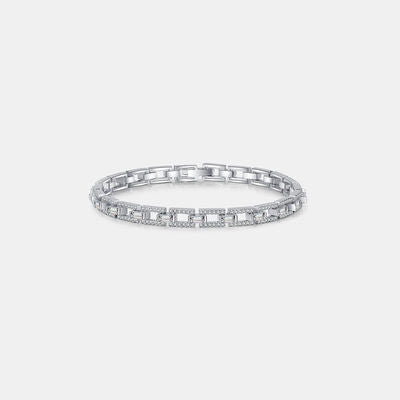 Load image into Gallery viewer, 3.2 Carat Moissanite 925 Sterling Silver Bracelet
