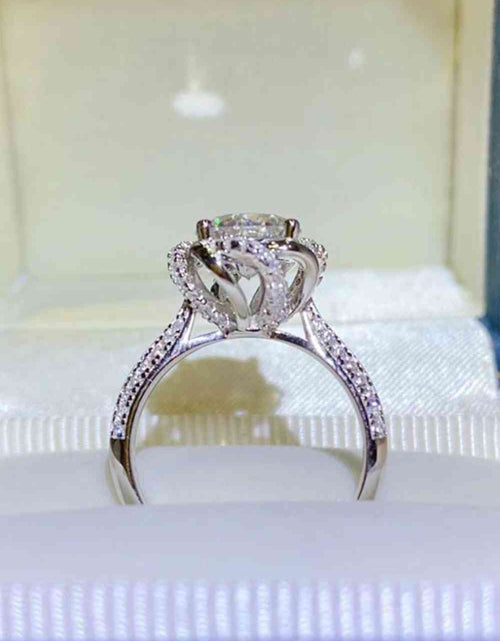 Load image into Gallery viewer, 2 Carat Moissanite 925 Sterling Silver Ring
