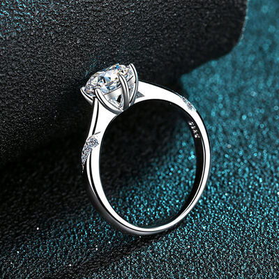 Load image into Gallery viewer, 1 Carat Moissanite 925 Sterling Silver Ring
