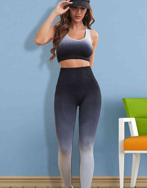 Load image into Gallery viewer, Gradient Sports Tank and Leggings Set
