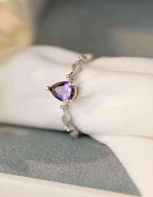 Load image into Gallery viewer, Amethyst 925 Sterling Silver Ring
