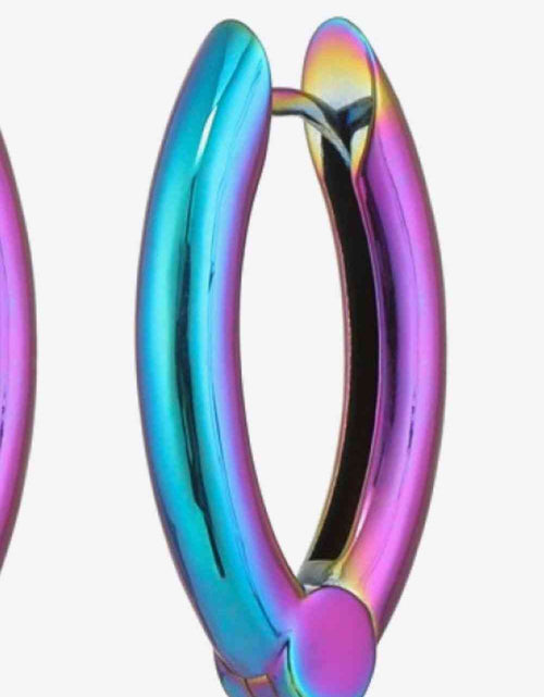 Load image into Gallery viewer, Bring It Home Multicolored Huggie Earrings
