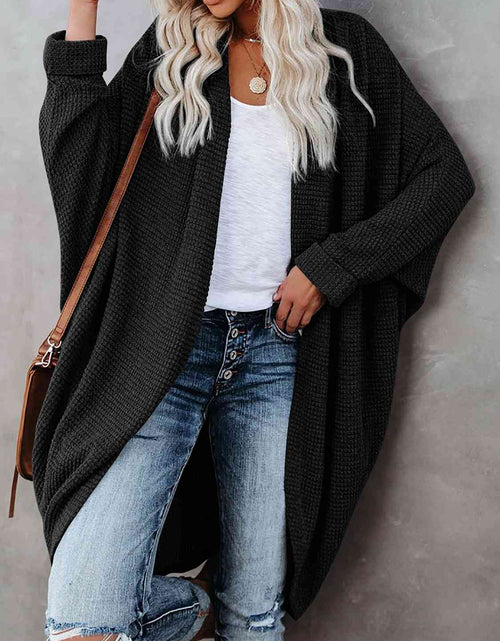 Load image into Gallery viewer, Open Front Long Sleeve Cardigan
