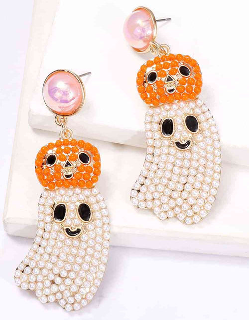 Load image into Gallery viewer, Halloween Ghost Shape Dangle Earrings
