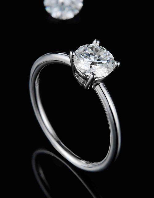 Load image into Gallery viewer, 1 Carat Moissanite 925 Sterling Silver Solitaire Ring
