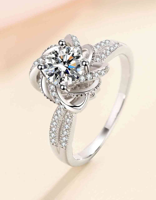 Load image into Gallery viewer, 1 Carat Moissanite 925 Sterling Silver Ring
