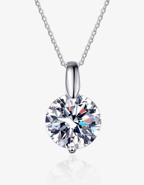 Load image into Gallery viewer, Minimalist 925 Sterling Silver Moissanite Pendant Necklace
