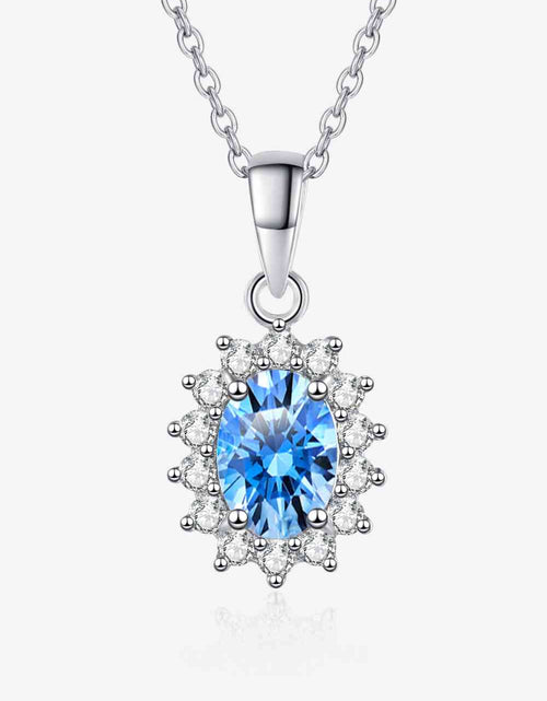 Load image into Gallery viewer, 1 Carat Moissanite 925 Sterling Silver Necklace
