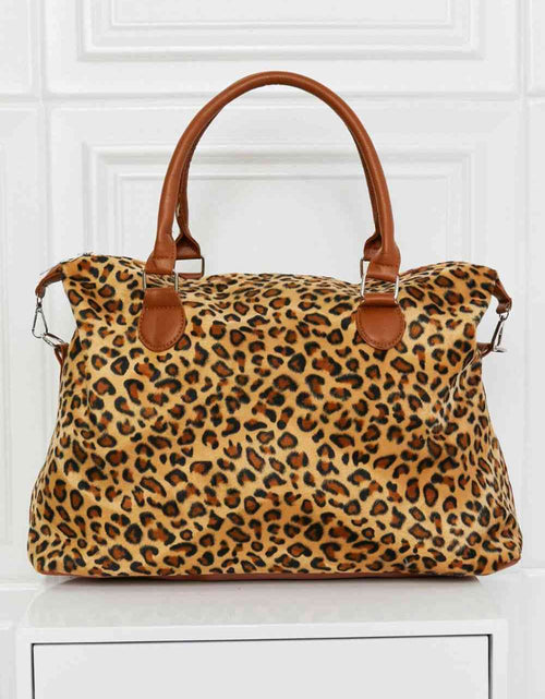 Load image into Gallery viewer, Animal Print Brushed Weekender Bag
