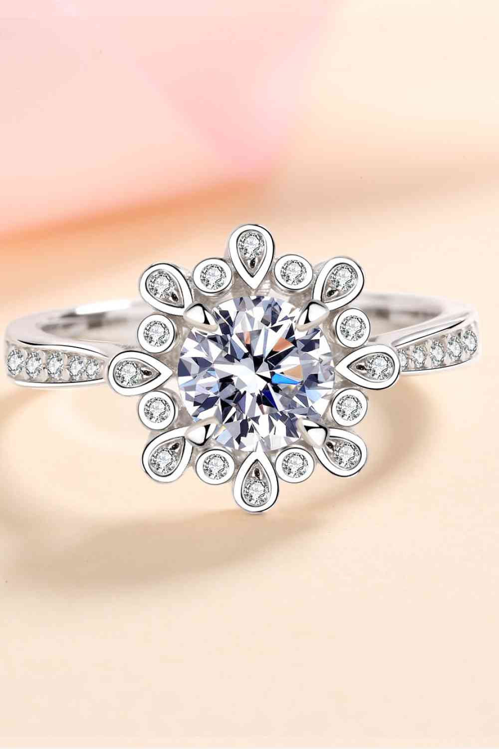 Can't Stop Your Shine 925 Sterling Silver Moissanite Ring