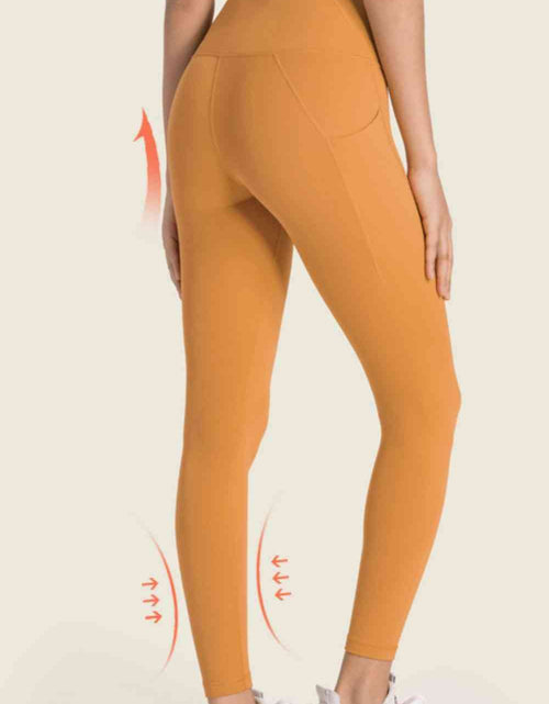 Load image into Gallery viewer, High-Rise Wide Waistband Pocket Yoga Leggings
