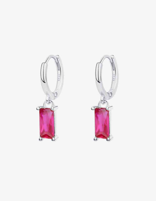 Load image into Gallery viewer, Retro 925 Sterling Silver Cubic Zirconia Drop Earrings
