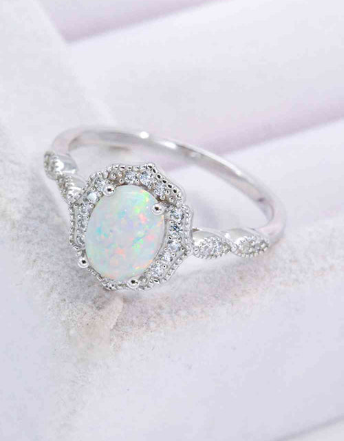 Load image into Gallery viewer, Just For You 925 Sterling Silver Opal Ring
