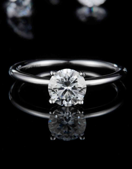 Load image into Gallery viewer, 1 Carat Moissanite 925 Sterling Silver Solitaire Ring
