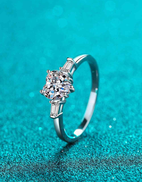 Load image into Gallery viewer, 1.2 Carat Moissanite Heart Ring
