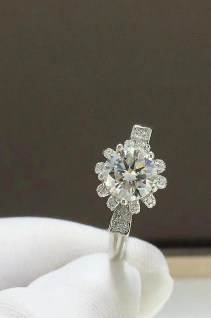 Load image into Gallery viewer, 1 Carat Moissanite 925 Sterling Silver Ring
