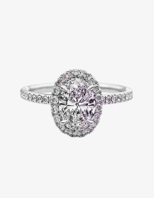 Load image into Gallery viewer, 2 Carat Moissanite Platinum-Plated Ring
