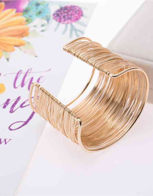 Load image into Gallery viewer, Alloy Layered Cuff Bracelet
