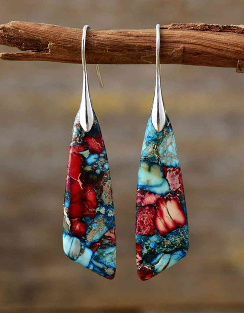 Load image into Gallery viewer, Geometrical Shape Dangle Earrings
