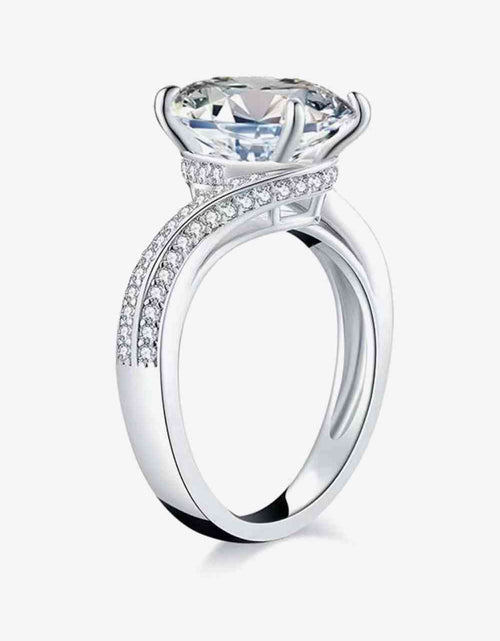 Load image into Gallery viewer, 3 Carat Moissanite Side Stone Ring
