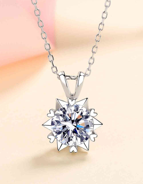 Load image into Gallery viewer, Learning To Love 925 Sterling Silver Moissanite Pendant Necklace
