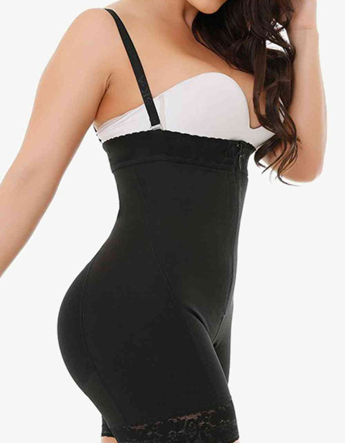 Load image into Gallery viewer, Full Size Zip Up Under-Bust Shaping Bodysuit
