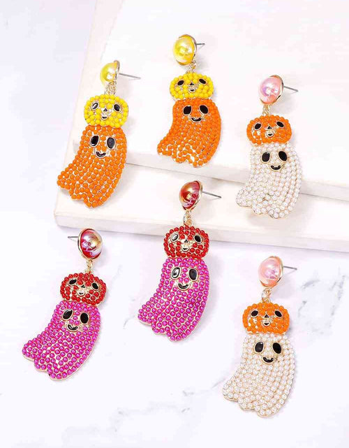 Load image into Gallery viewer, Halloween Ghost Shape Dangle Earrings
