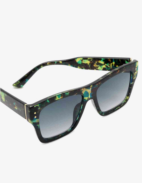 Load image into Gallery viewer, UV400 Patterned Polycarbonate Square Sunglasses
