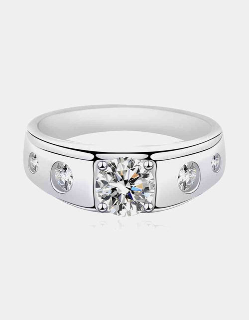 Load image into Gallery viewer, 1 Carat Moissanite 925 Sterling Silver Ring
