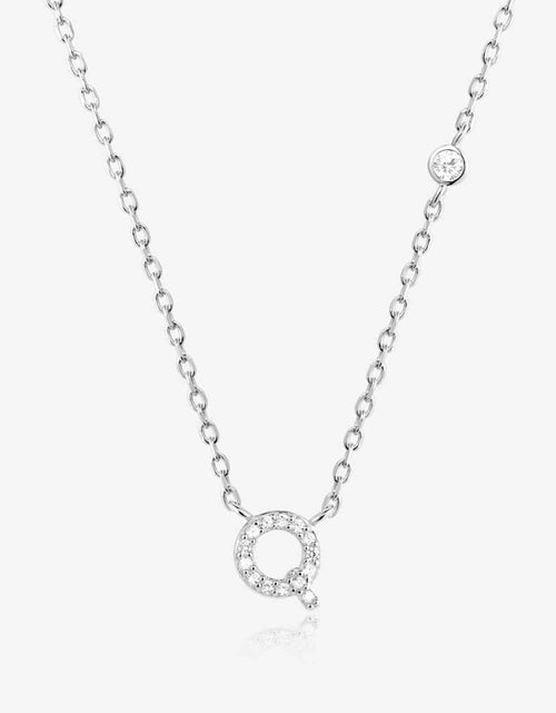 Load image into Gallery viewer, Q To U Zircon 925 Sterling Silver Necklace
