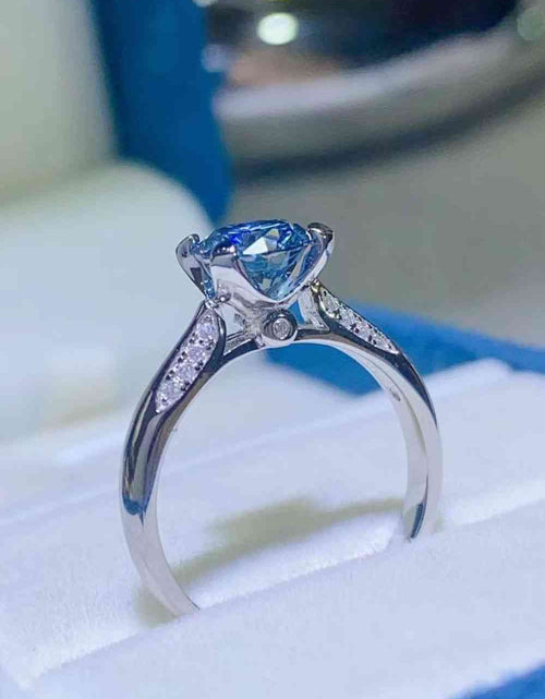 Load image into Gallery viewer, 1 Carat Moissanite 4-Prong Ring
