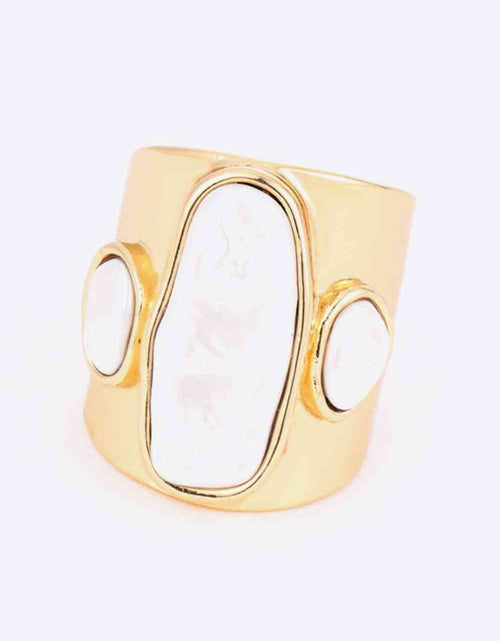 Load image into Gallery viewer, 18K Gold-Plated Alloy Ring
