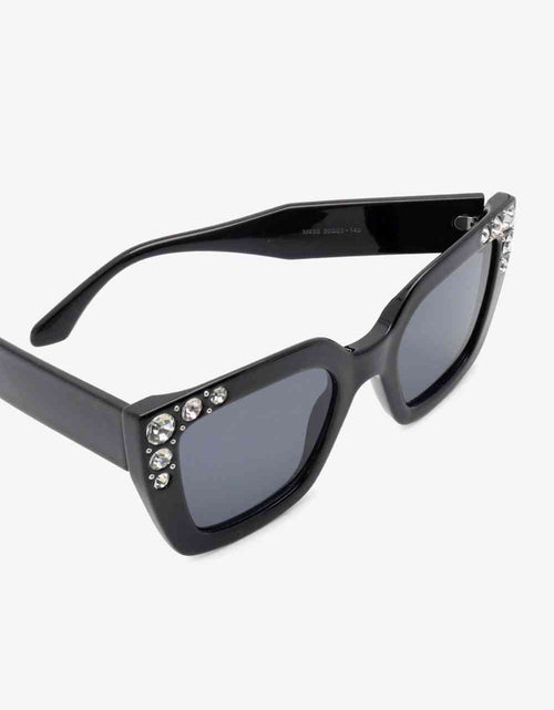 Load image into Gallery viewer, Inlaid Rhinestone Polycarbonate Sunglasses
