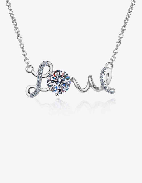 Load image into Gallery viewer, 1 Carat Moissanite 925 Sterling Silver Necklace
