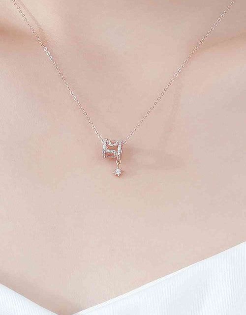 Load image into Gallery viewer, Rely On Fate Cubic Zirconia Pendant Necklace
