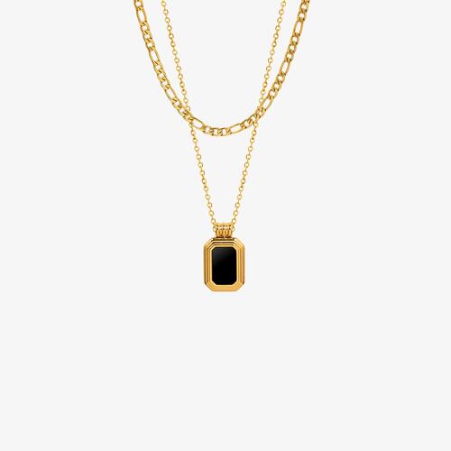 Load image into Gallery viewer, Titanium Steel Gold-Plated Pendant Necklace
