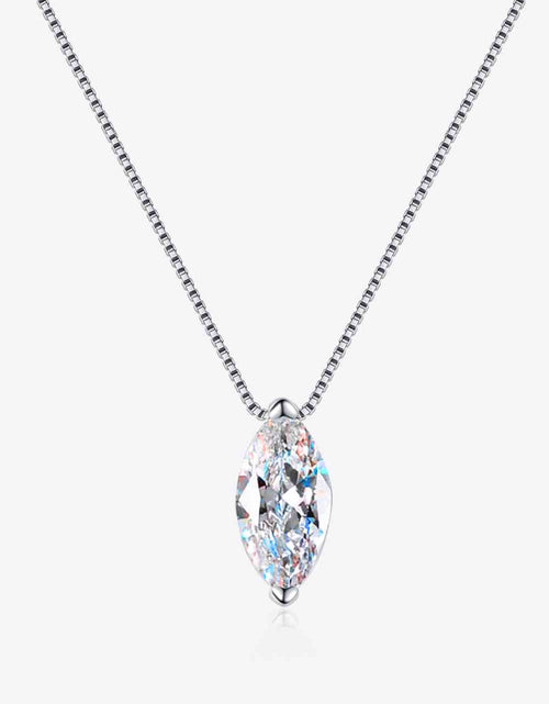 Load image into Gallery viewer, 1 Carat Moissanite 925 Sterling Silver Necklace
