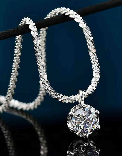 Load image into Gallery viewer, 1 Carat Moissanite 925 Sterling Silver Necklace
