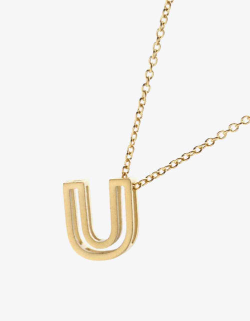 Load image into Gallery viewer, U to Z Letter Pendant Nekclace
