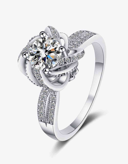 Load image into Gallery viewer, 1 Carat Moissanite 925 Sterling Silver Ring
