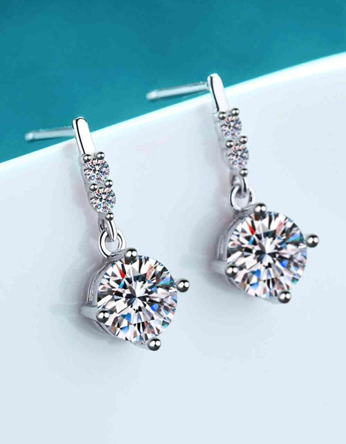 Load image into Gallery viewer, Moissanite Drop Earrings
