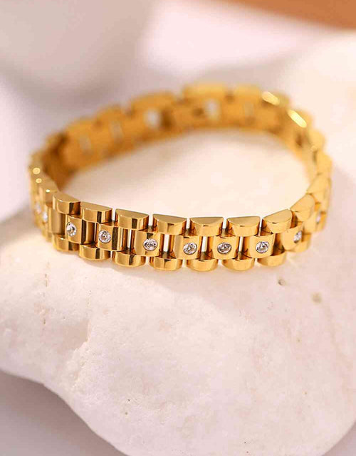 Load image into Gallery viewer, 18K Gold-Plated Watch Band Bracelet
