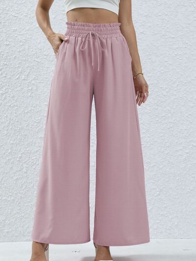 Load image into Gallery viewer, High Waist Wide Leg Pants with Pockets
