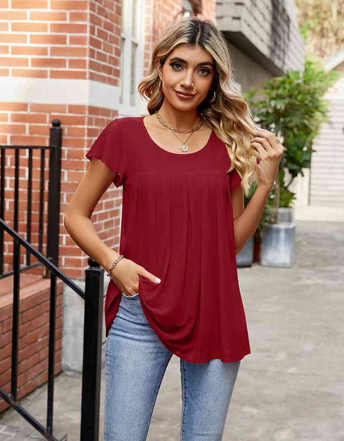 Load image into Gallery viewer, Round Neck Short Sleeve Tee
