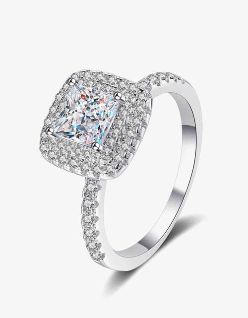 Load image into Gallery viewer, Sterling Silver 1 Carat Moissanite Ring
