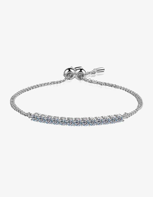 Load image into Gallery viewer, Adored Moissanite Sterling Silver Bracelet
