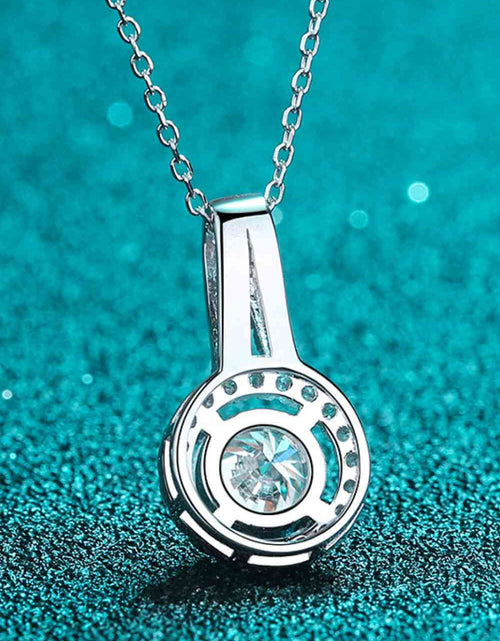 Load image into Gallery viewer, Build You Up Moissanite Round Pendant Chain Necklace
