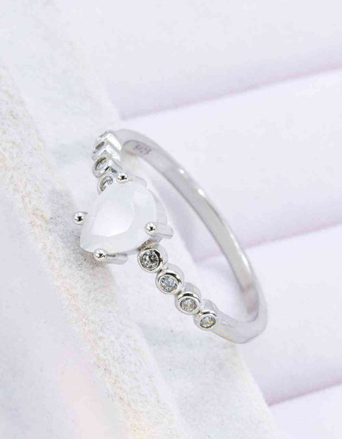 Load image into Gallery viewer, Teardrop Natural Moonstone Ring
